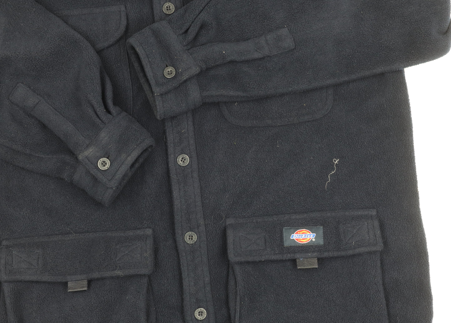 Dickies Men's Black Fleece Jacket M - Autumn Winter Outdoor