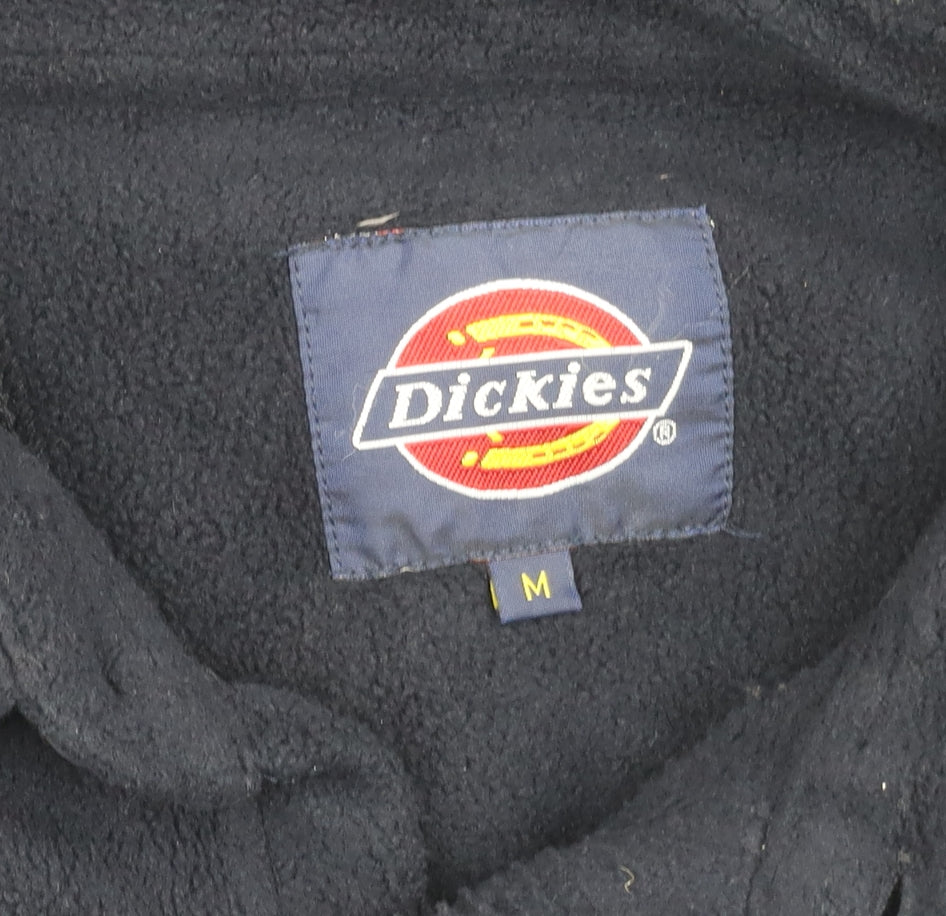 Dickies Men's Black Fleece Jacket M - Autumn Winter Outdoor
