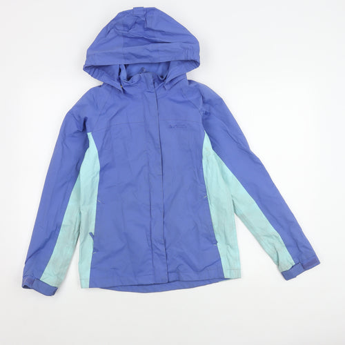 Mountain Warehouse Girls Blue Rain Coat 11-12 Years