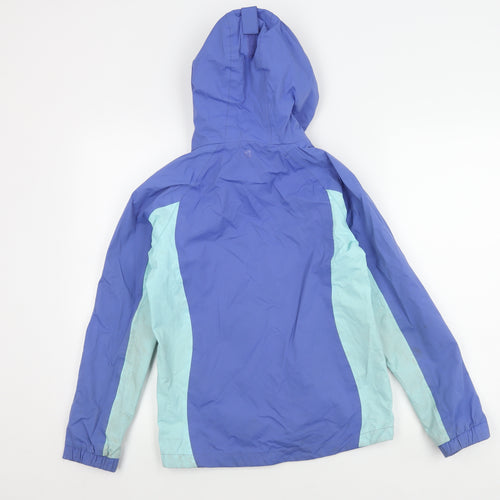 Mountain Warehouse Girls Blue Rain Coat 11-12 Years