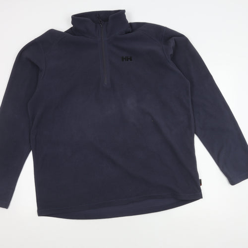 Helly Hansen Men's Blue Fleece 2XL Zip Sweatshirt