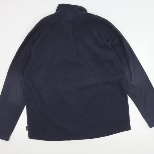 Helly Hansen Men's Blue Fleece 2XL Zip Sweatshirt