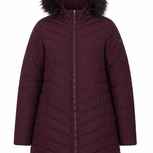 Regatta Women's Purple Puffer Coat, Size 8, Winter Ready