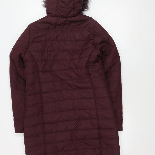Regatta Women's Purple Puffer Coat, Size 8, Winter Ready