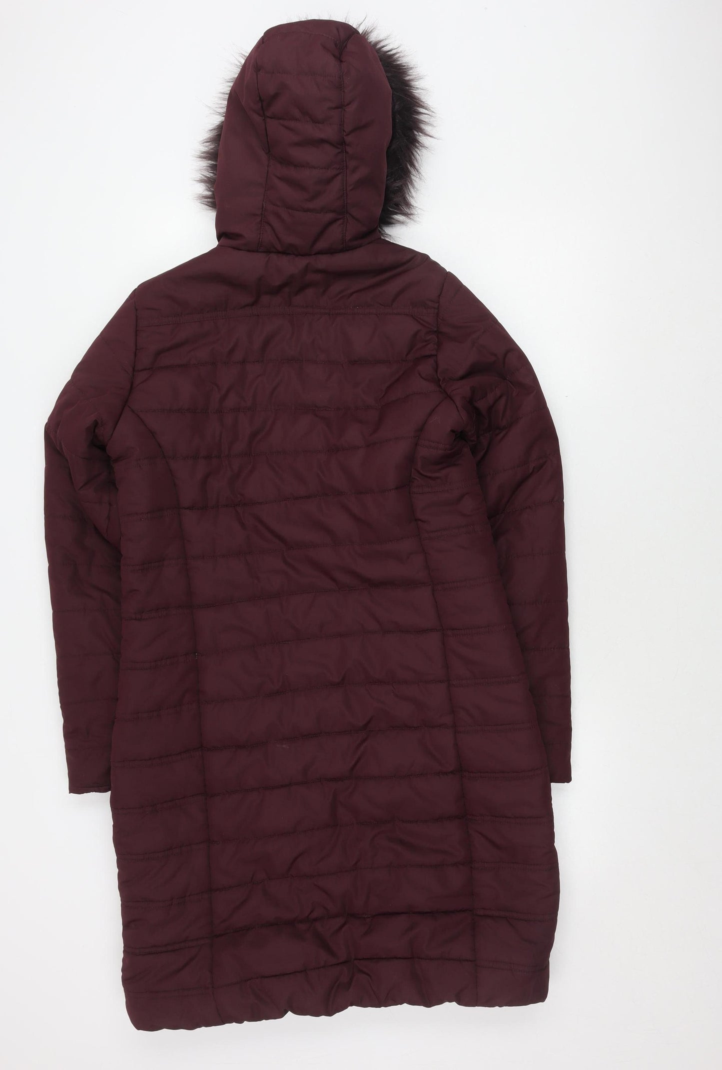 Regatta Women's Purple Puffer Coat, Size 8, Winter Ready