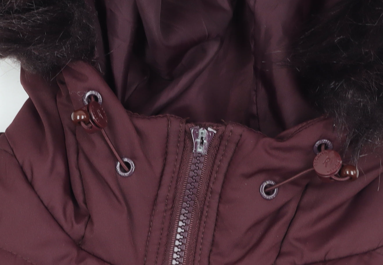 Regatta Women's Purple Puffer Coat, Size 8, Winter Ready