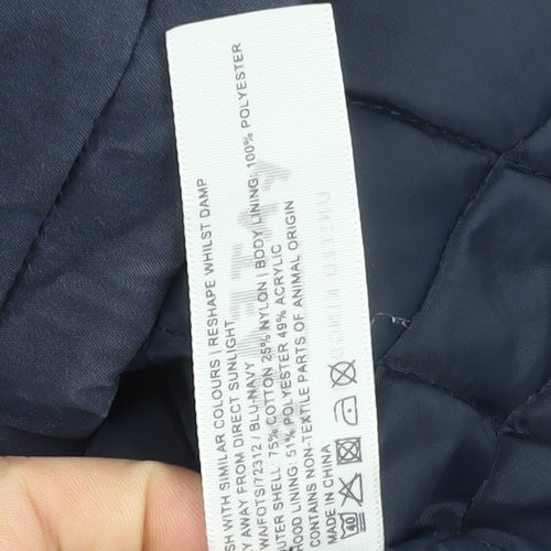 FatFace Women's Blue Parka Jacket Size 12