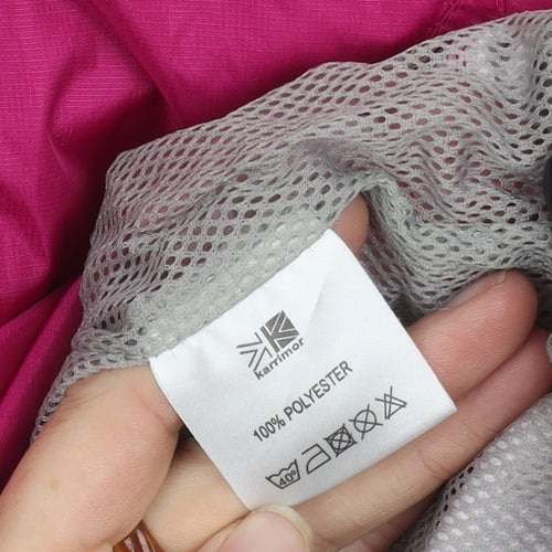 Karrimor Women's Pink Hooded Jacket Size 10