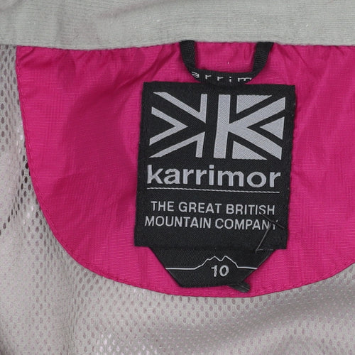 Karrimor Women's Pink Hooded Jacket Size 10