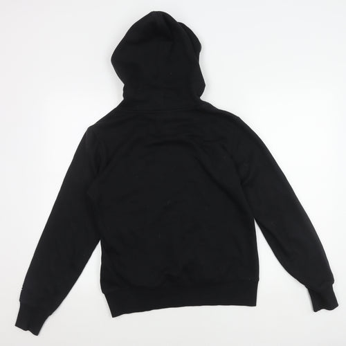Champion Unisex Black Pullover Hoodie Size L