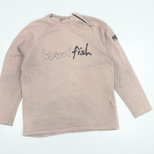 Weird Fish Women's Grey Pullover Sweatshirt Size M