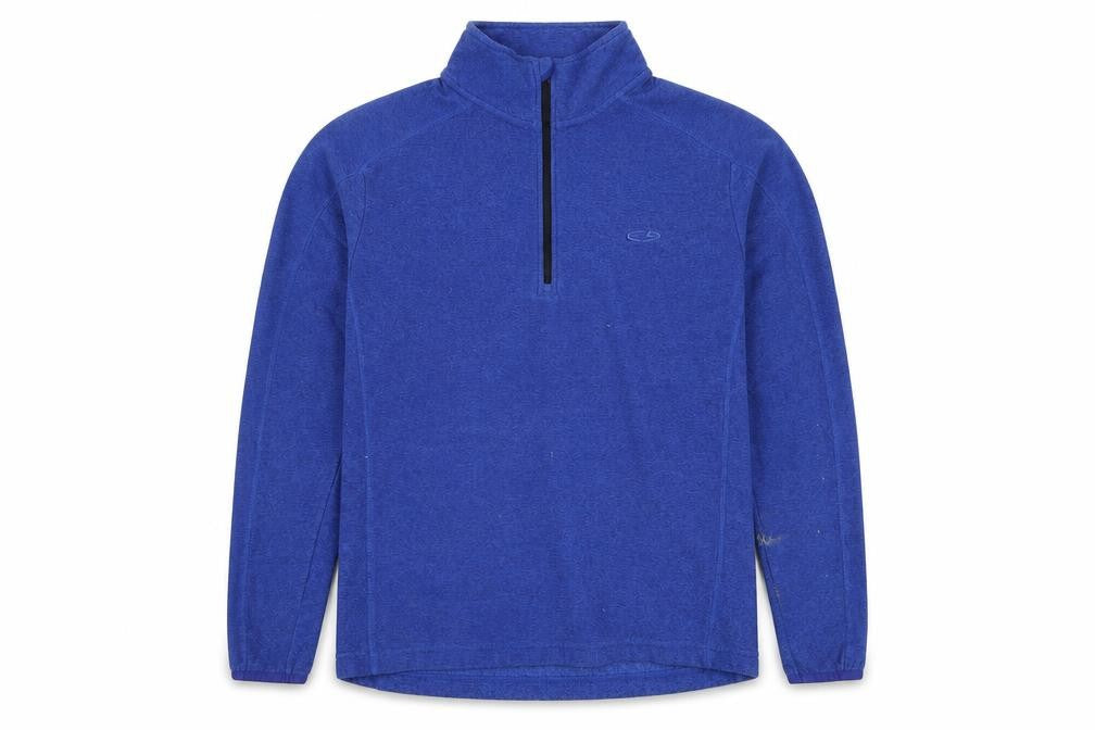 Front view of Champion Men's Blue Pullover Sweatshirt M