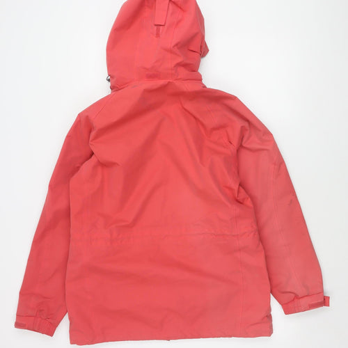Trespass Women's Red Waterproof Rain Coat, Size M
