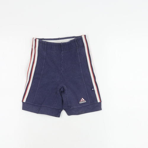 adidas Boys Blue Athletic Shorts, 5 Years, Gym Ready