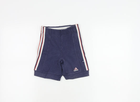 adidas Boys Blue Athletic Shorts, 5 Years, Gym Ready