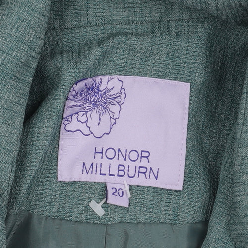 Honor Millburn Women's Green Blazer Plus Size 20