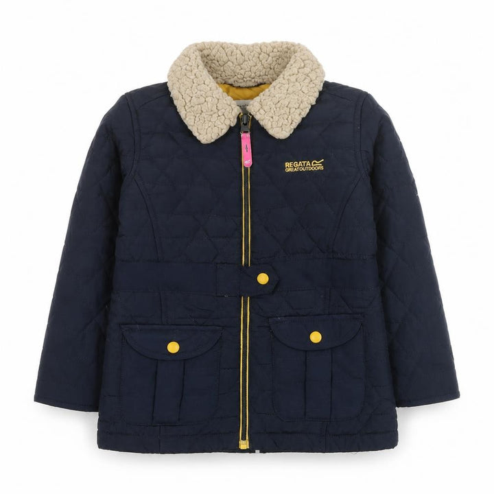 Regatta Girls Blue Quilted Jacket 6 Years