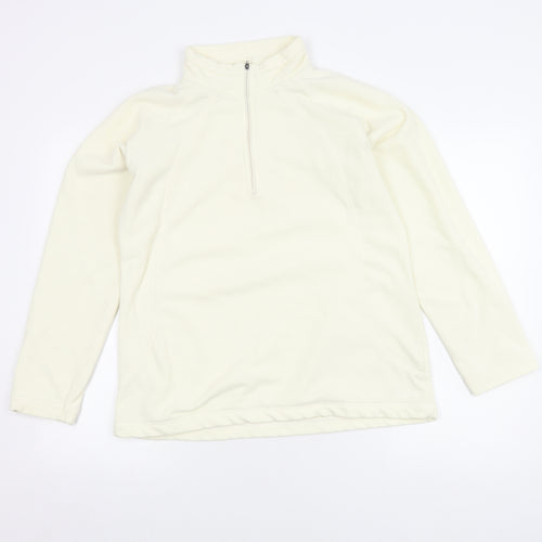 Peter Storm Women’s Ivory Zip Sweatshirt Size 16