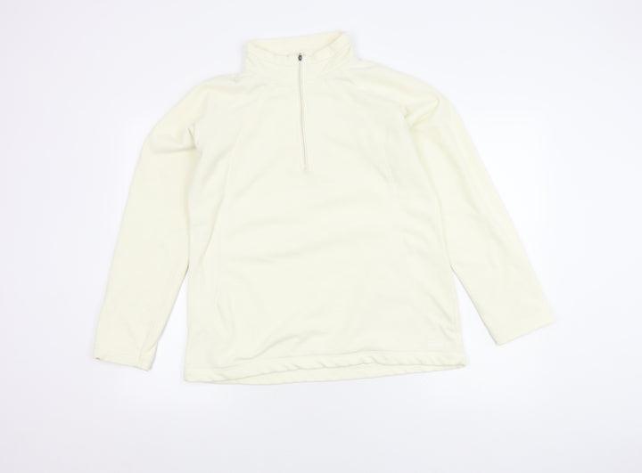 Peter Storm Women’s Ivory Zip Sweatshirt Size 16