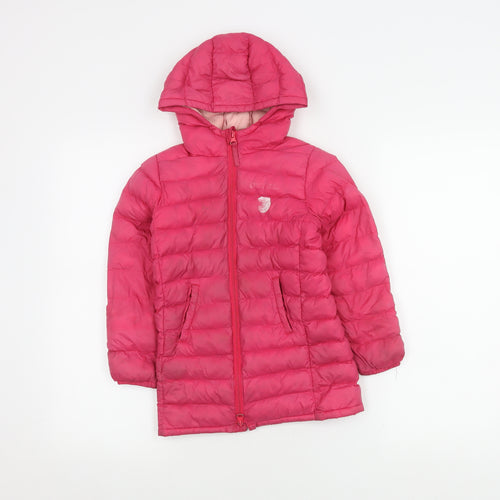 Mountain Warehouse Pink Girls Puffer Jacket Size 3-4 Years