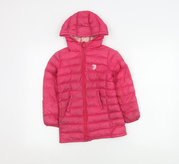 Mountain Warehouse Pink Girls Puffer Jacket Size 3-4 Years