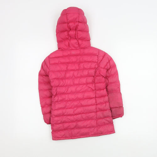 Mountain Warehouse Pink Girls Puffer Jacket Size 3-4 Years