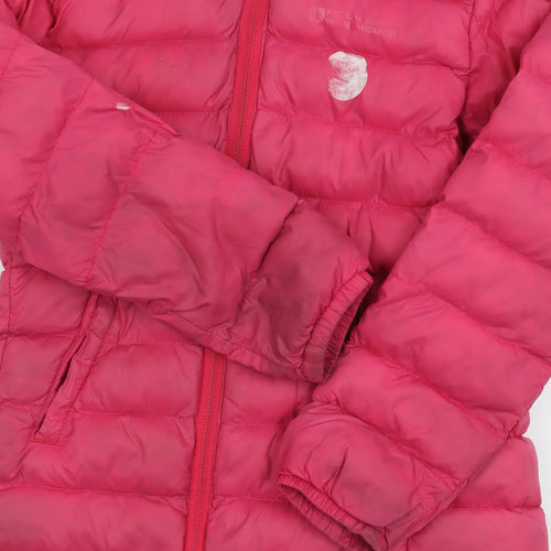Mountain Warehouse Pink Girls Puffer Jacket Size 3-4 Years