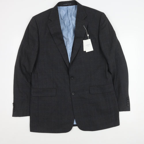 Charles Tyrwhitt Men's Black Blazer 42L Classic Fit