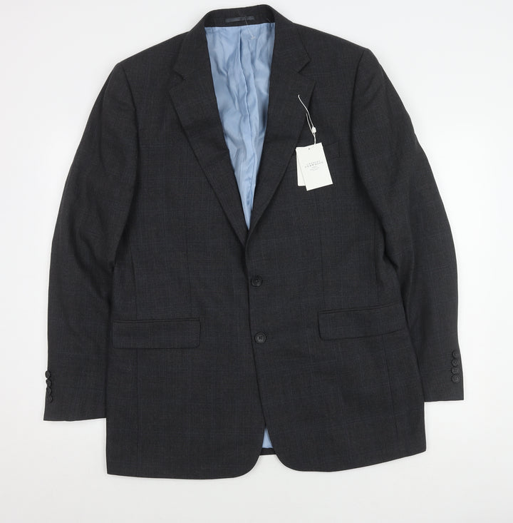 Charles Tyrwhitt Men's Black Blazer 42L Classic Fit