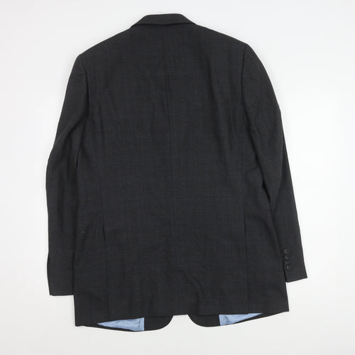 Charles Tyrwhitt Men's Black Blazer 42L Classic Fit