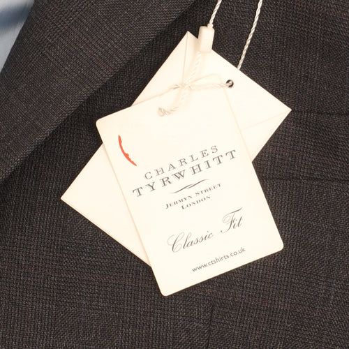Charles Tyrwhitt Men's Black Blazer 42L Classic Fit
