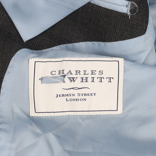 Charles Tyrwhitt Men's Black Blazer 42L Classic Fit