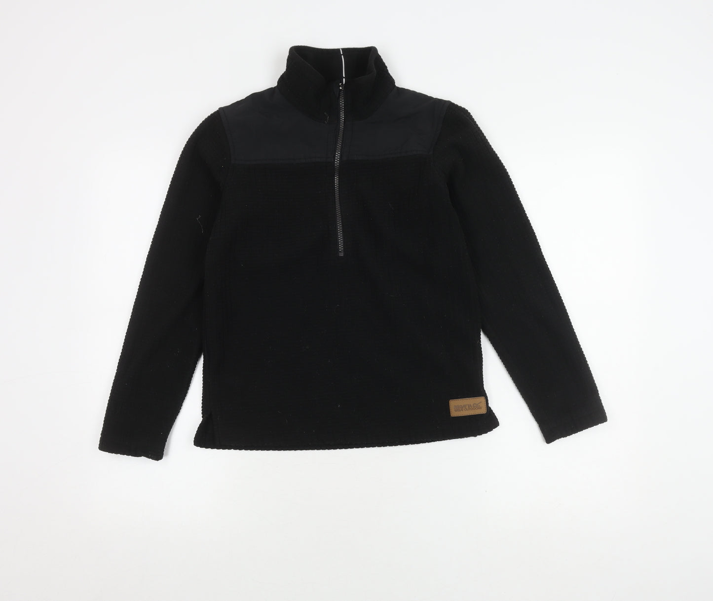 Regatta Boys Black Full Zip Sweatshirt 11-12 Years