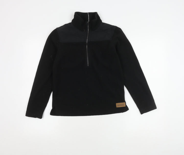 Regatta Boys Black Full Zip Sweatshirt 11-12 Years