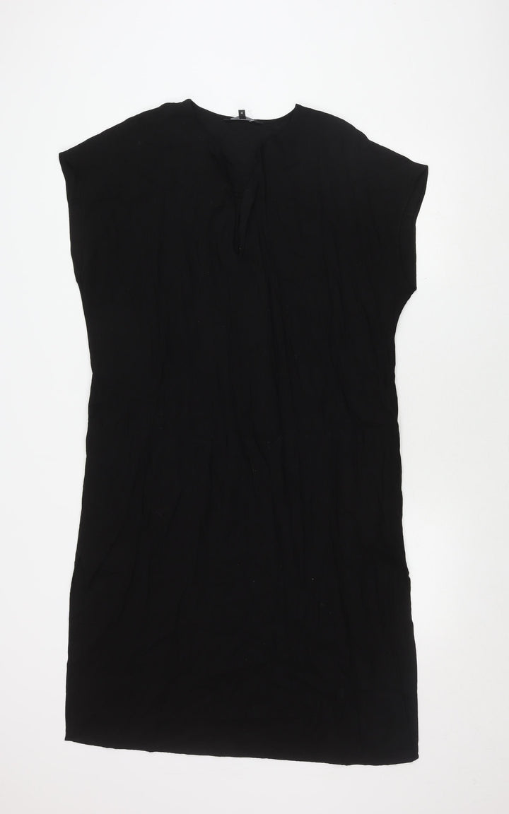 Jasper Conran Women Black Dress M Cotton