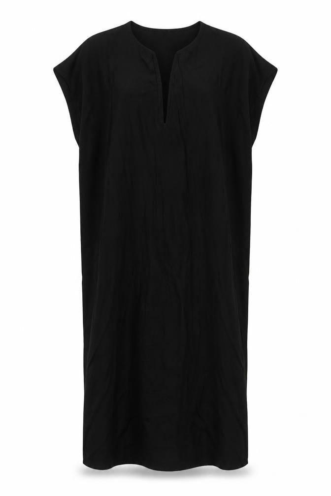 Front view of Jasper Conran Women Black Dress M Cotton