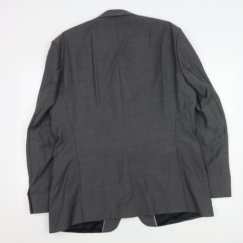 Stvdio Jeff Banks Men's Grey Blazer, Size 46, Regular Fit