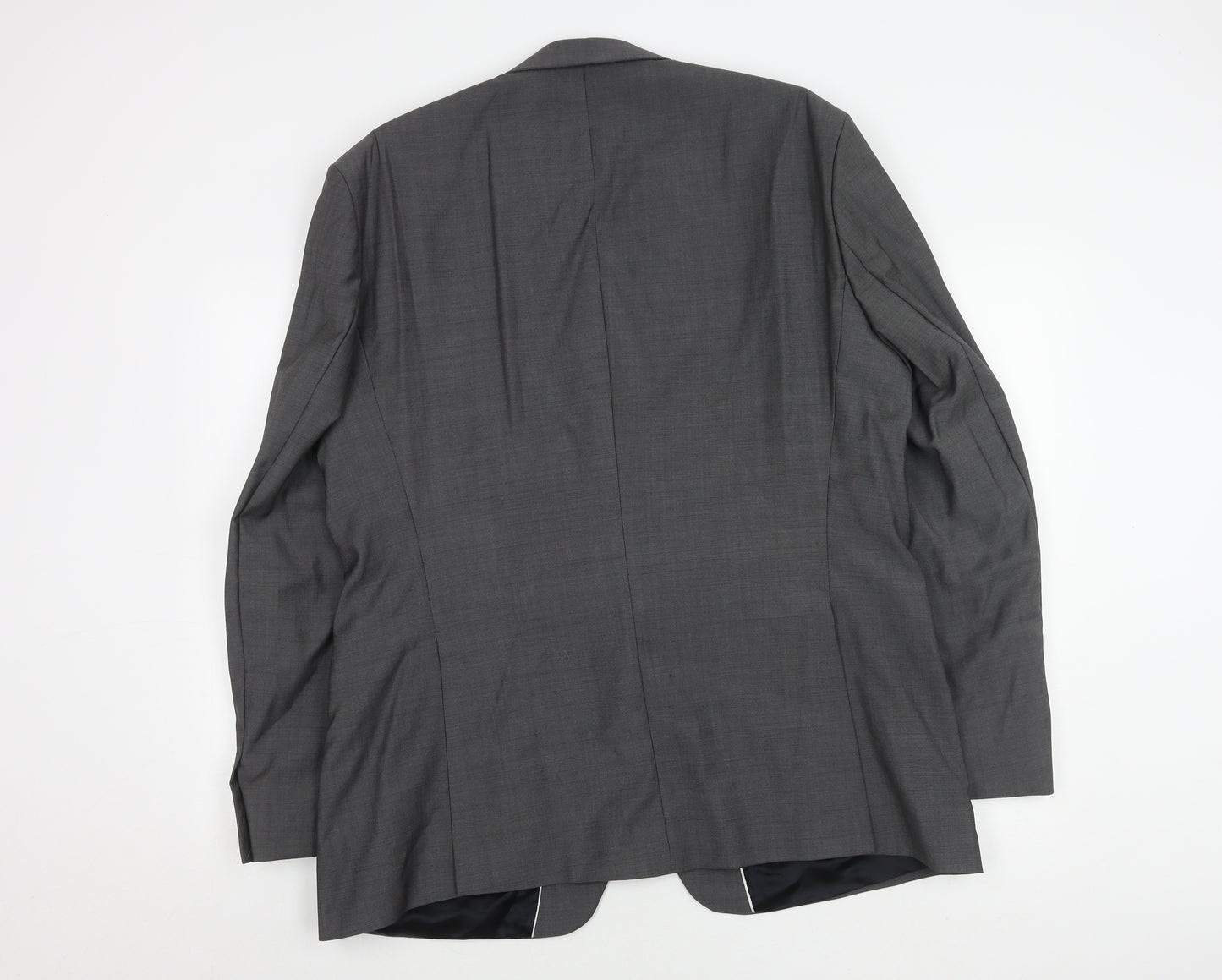 Stvdio Jeff Banks Men's Grey Blazer, Size 46, Regular Fit