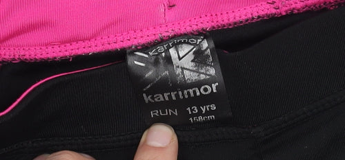 Karrimor Girls Black Running Leggings 13 Years
