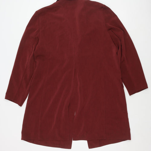 Windsmoor Women's Red Blazer Size 16, Button Front
