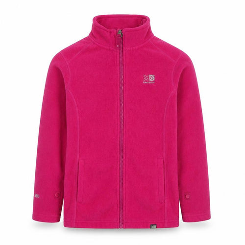 Karrimor Girls Pink Fleece Jacket 11-12 Yrs Warm Zip Polyester