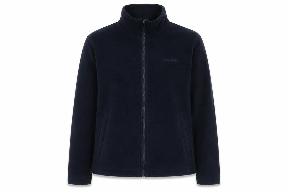 Front view of Trespass Women's Blue Fleece Jacket, size 14, Full Zip