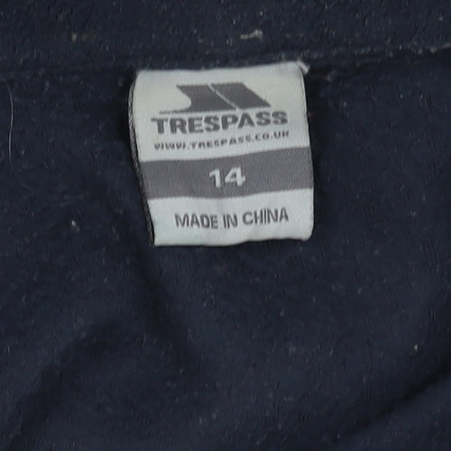 Trespass Women's Blue Fleece Jacket, Size 14, Full Zip