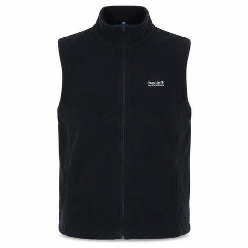 Regatta Men's Black Fleece Waistcoat M Casual Outdoors