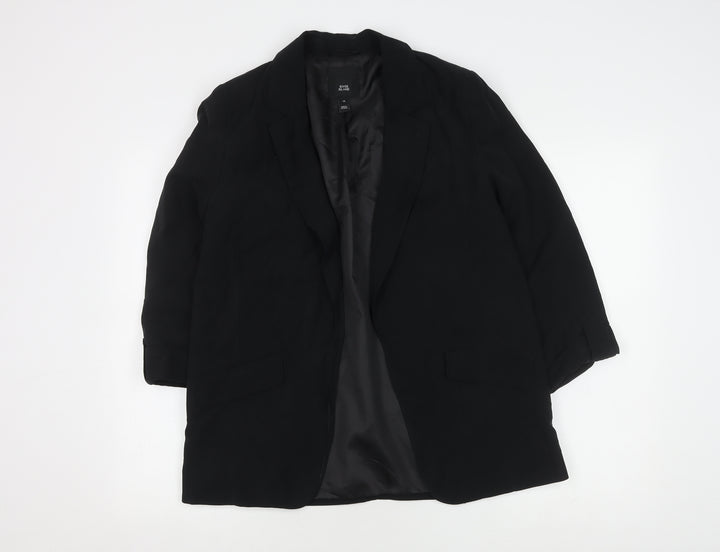 River Island Women's Black Blazer Size 10 Regular Fit