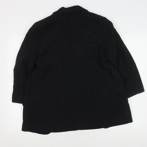 River Island Women's Black Blazer Size 10 Regular Fit