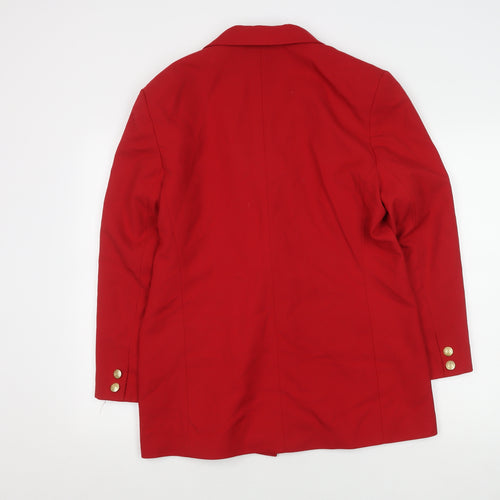 Modern Classics Women's Red Double-Breasted Blazer