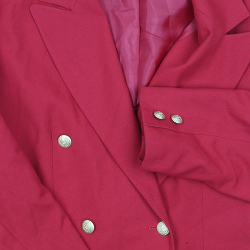 Modern Classics Women's Red Double-Breasted Blazer