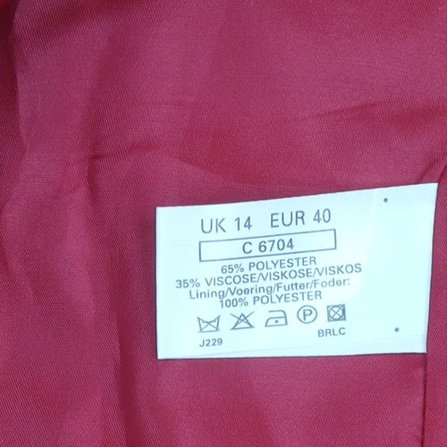 Modern Classics Women's Red Double-Breasted Blazer