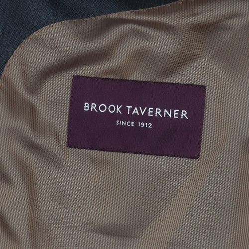 Brook Taverner Men's Black Blazer Jacket Size 52R